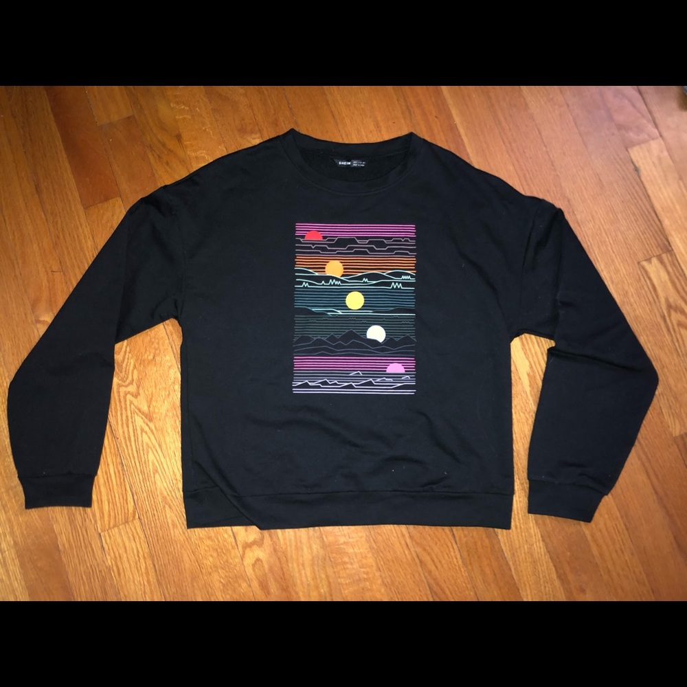 Shein horizon long sleeve shirt